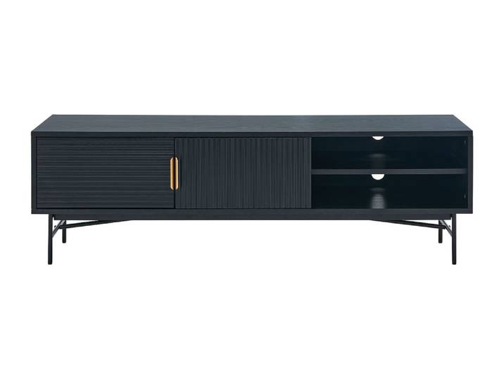 Meuble tv mdf noir
