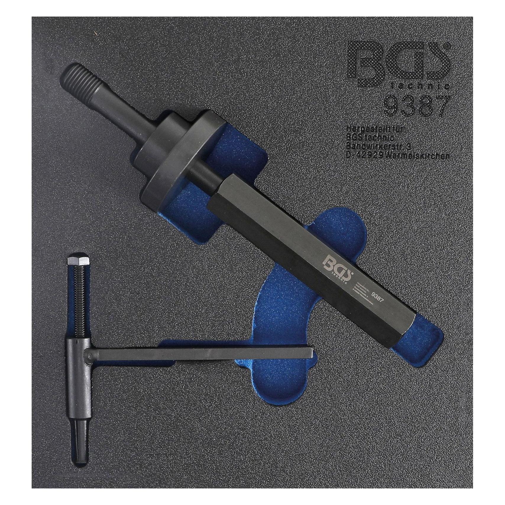 BGS Einlage 1/6: Steuergehäusedeckel-Ausricht- & Pumpenrad-Demontage-Werkzeug f. Ford 1.8 TDDi / TDCi (9387)