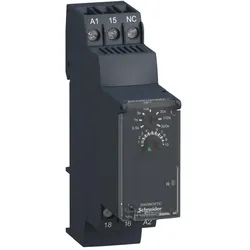Schneider Electric RE22R1QCMU Zeitrelais für Stern-Dreieck-Anlasser, 0,05 s-300 h, 24-240VAC, 1 W
