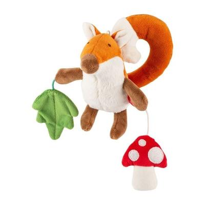 Sigikid 43509 - Baby Aktiv-Anhänger Fuchs, PlayQ, Plüsch, 20 cm