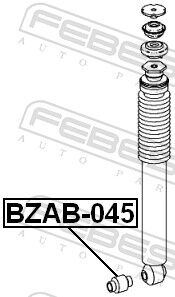 Febest Buchse, Stoßdämpfer Bzab-045 Für Mercedes