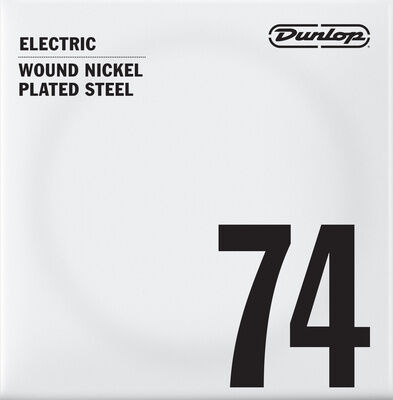 Dunlop Nickel Wound Single Str 074w