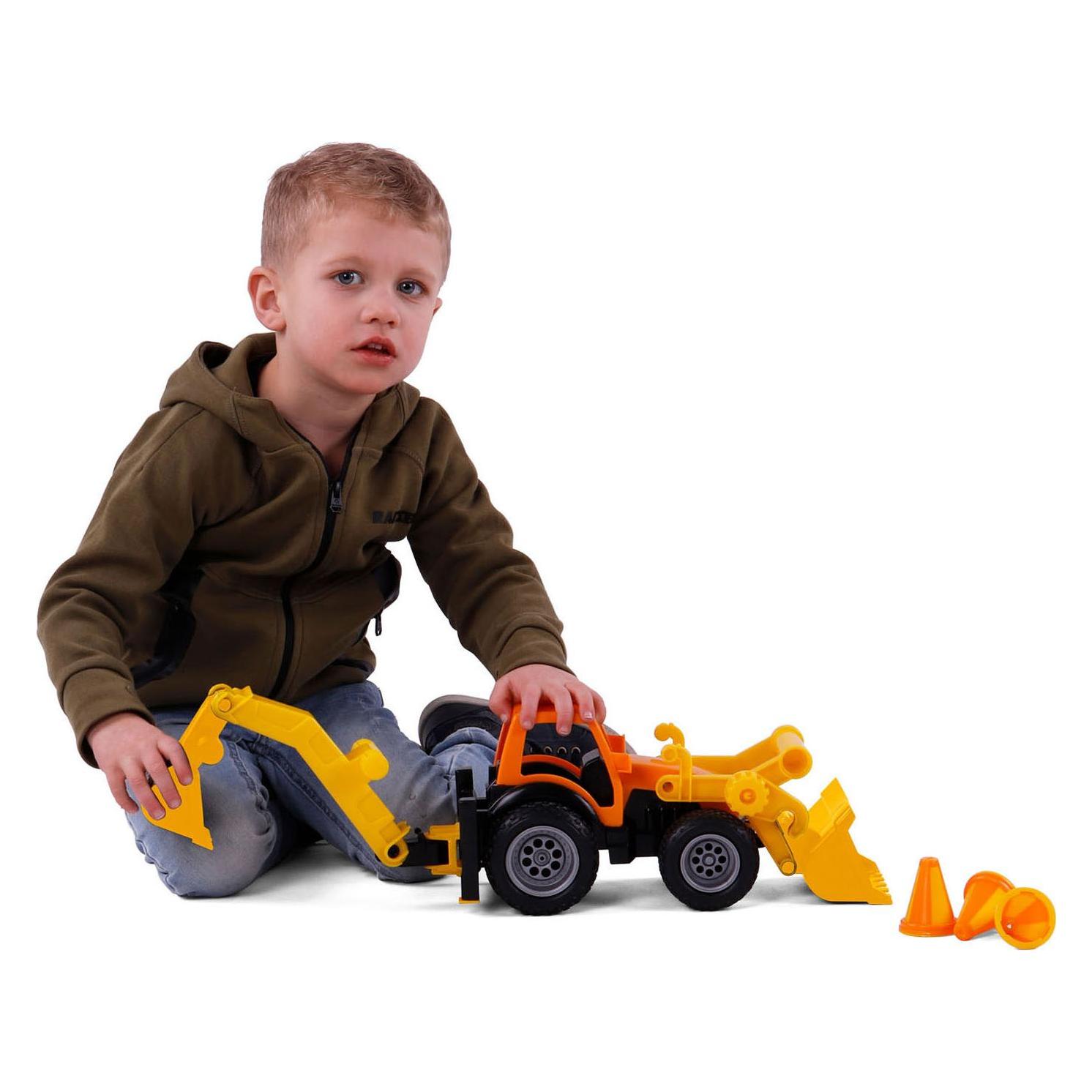 Polesie Cavallino Grip Baggertraktor mit Gummireifen, 38,5 cm (44918436)