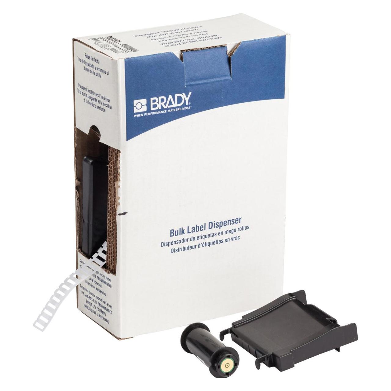 Brady BM-10x4.4-7696-WT, Durasleeve(R) Drahtmarkierereinschübe, PVC-Einschübe, Weiss, glänzend, 10. (BM-10X4.4-7696-WT)