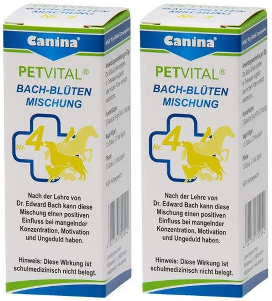 Canina Petvital Bachblüten Nr.4 Globuli vet. 2x 2x10 g