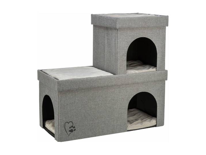 Tierbett TRIXIE Rückzugsort Kimy 76 x 72 x 37 cm , hellgrau, B/H/L: 37cm x 72cm x 76cm, Tierbetten, Tierbett