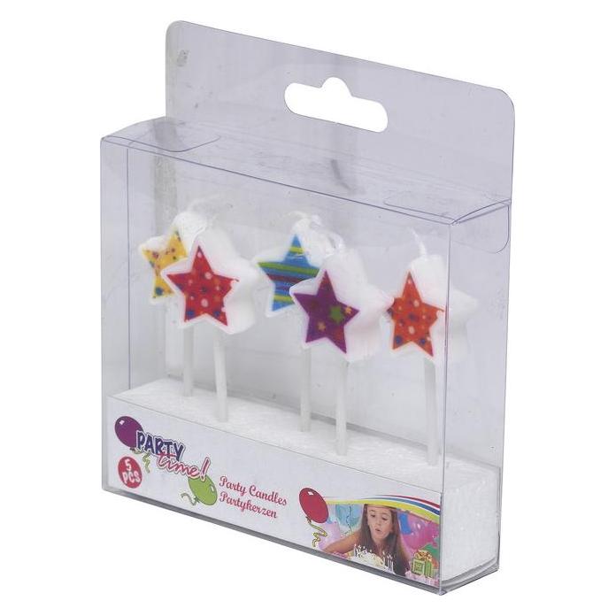 Eddy Toys Candle Birthday Stars 2D 5pcs (35503753)