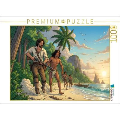CALVENDO Puzzle Die Rettung Freitags | 1000 Teile Lege-Größe 64x48cm Foto-Puzzle für glückliche Stunden