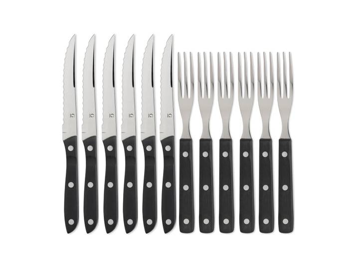 Gense Couverts Old Farmer noirs 12 pièces 12 pièces