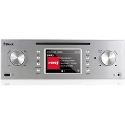 Block MHF-50 weiss Kompakt-Anlage (DAB+, FM), AV Receiver, Weiss