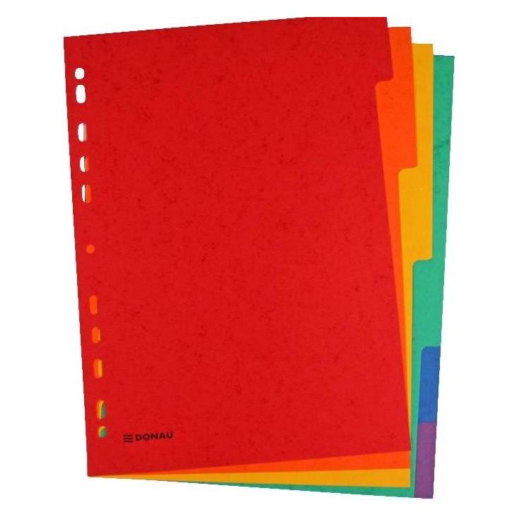 Donau Register A4 6-teilig mehrfarbig (330364)