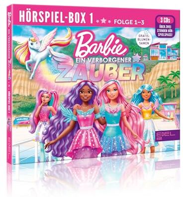 Barbie - Barbie - Ein verborgener Zauber: Hörspiel-Box (Folge 1 - 3) - Die Original-Hörspiele zur TV-Serie - Preis vom 01.10.2026 17:08:56 h
