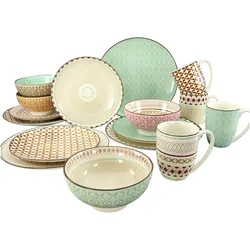 CreaTable, Geschirrset, Mandala (16 Stk.)