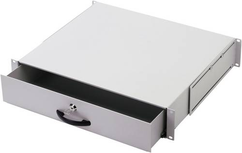 Digitus DN-19 KEY-2U 19 Zoll Einschub 2 HE Ausziehbar, Geschlossen Grau