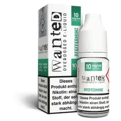 Pfefferminz NicSalt Overdosed Liquid by Wanted 10ml / 10mg