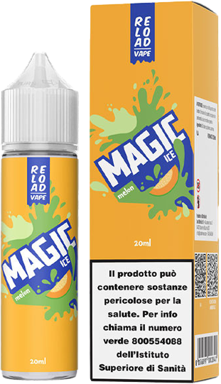 Reload Vape Melon Magic Ice Liquido Shot 20ml Melone Ghiaccio