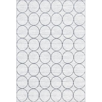 Myflair Möbel & Accessoires "Titan Trellis, LAGERRÄUMUNG" rechteckig 13 mm Höhe Kurzflor, gewebt, modernes Design, Motiv Kreise