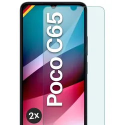 moex Klares Panzerglas für Poco C65 – passgenaue 9H Schutzfolie für zuverlässigen Displayschutz – ShockProtect Klar