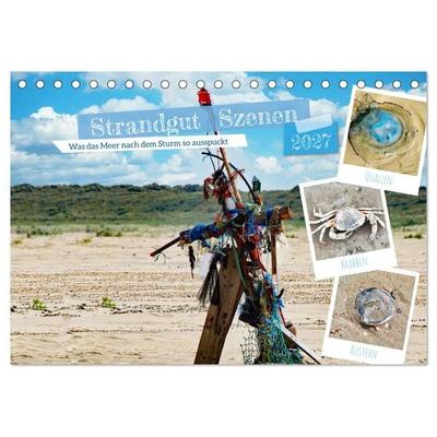 Strandgut Szenen (Tischkalender 2027 DIN A5 quer), CALVENDO Monatskalender