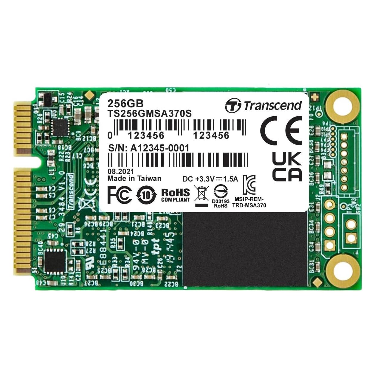 Transcend 370S (256 GB, mSATA) (TS256GMSA370S)