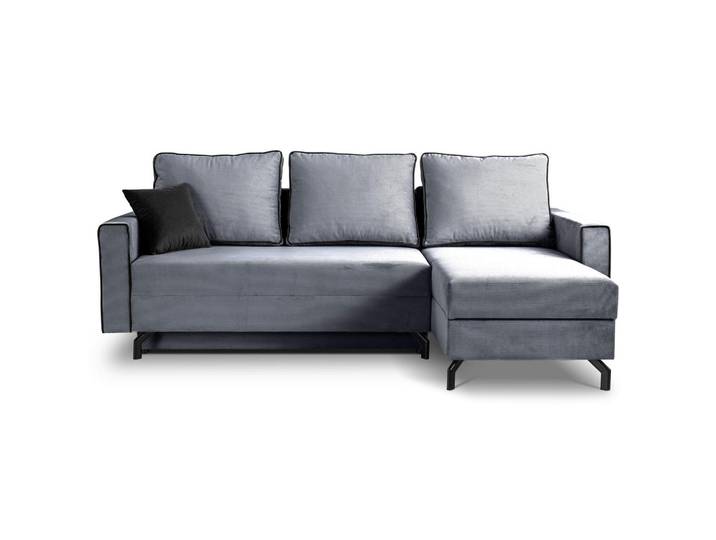 Mid.you Ecksofa Marti, Blaugrau, Holz, 4-Sitzer, Füllung: Polyetherschaumkern, L-Form, 230x148 cm, Made in EU, FSC Mix, Wohnzimmer, Sofas & Couches, Wohnlandschaften, Ecksofas