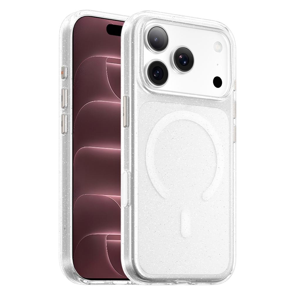 BlueO - Crystal Pro Anti-Drop MagSafe - iPhone 18 Pro Max / iPhone 17 Pro Max - Glitter Transparent (Apple iPhone 17 Pro Max, Apple iPhone 18 Pro Max) (75131877)