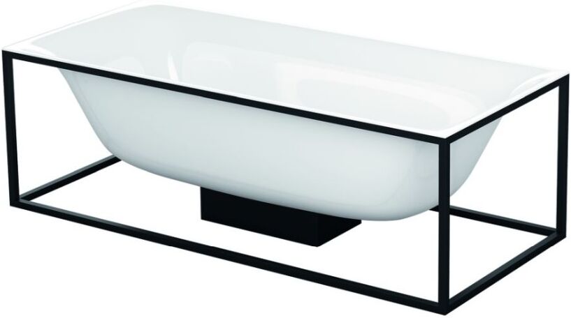 Bette Lux Shape Freist. Badewanne 3452, 180x80 cm weiß, Glasurplus, 3452-000PLUS 3452-000PLUS
