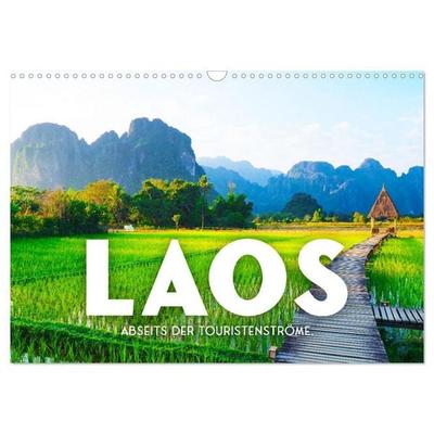Laos - Abseits der Touristenströme. (Wandkalender 2027 DIN A3 quer), CALVENDO Monatskalender