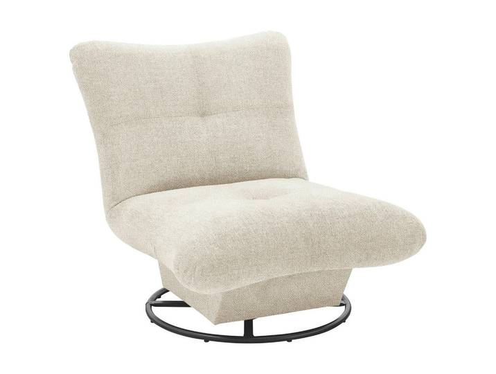 Carryhome Sessel, Creme, Metall, 96x75x93 cm, Wohnzimmer, Sessel, Sessel