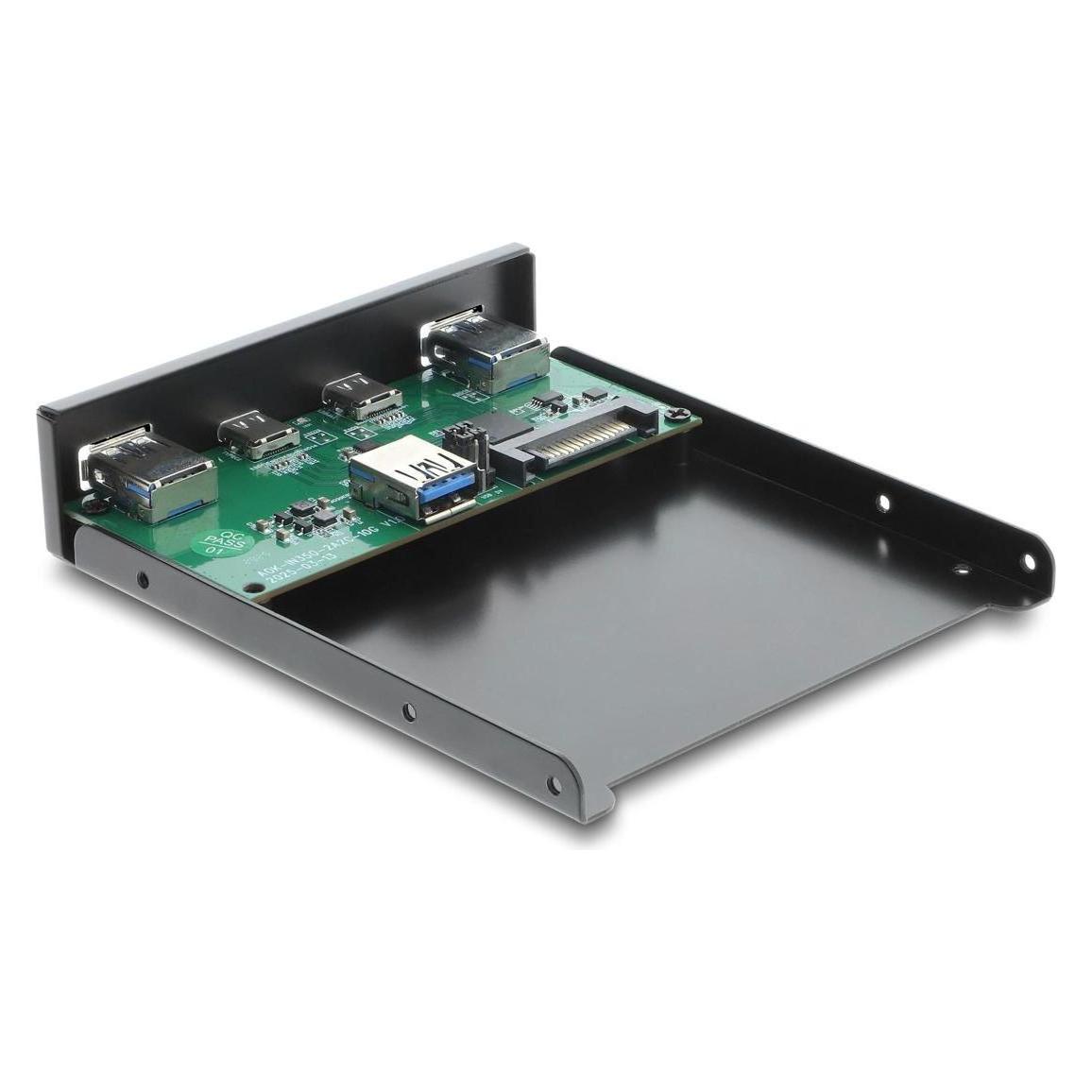 Delock Front Panel 3.5" USB 10 Gbps 2 x USB Type-C + 2 x USB (64369)