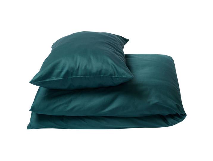Journey Living Kissenbezug Braga sea green Einfarbig Baumwolle B 65 T 65 cm