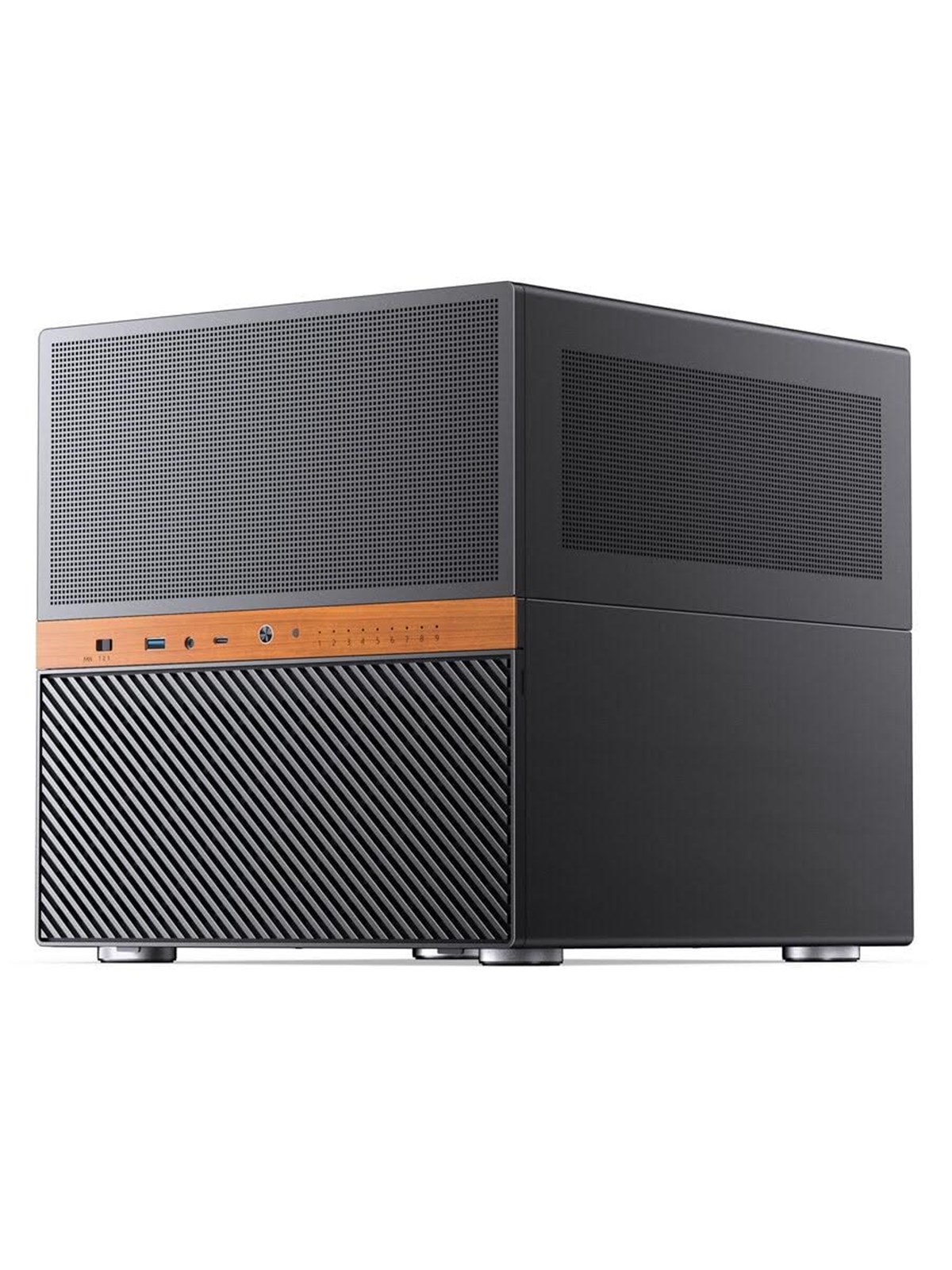 Jonsbo N6 m-ATX Black - Gehäuse