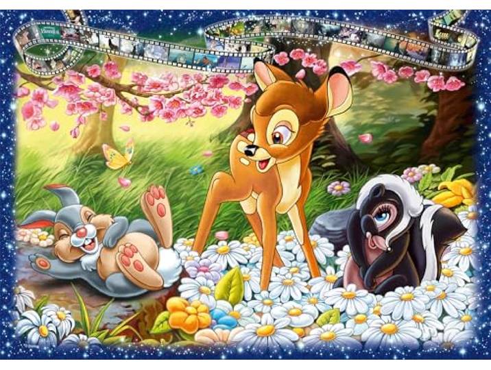 Ravensburger Erwachsenenpuzzle 1000 Teile - Disney Classics - Bambi, Nieuwe versie