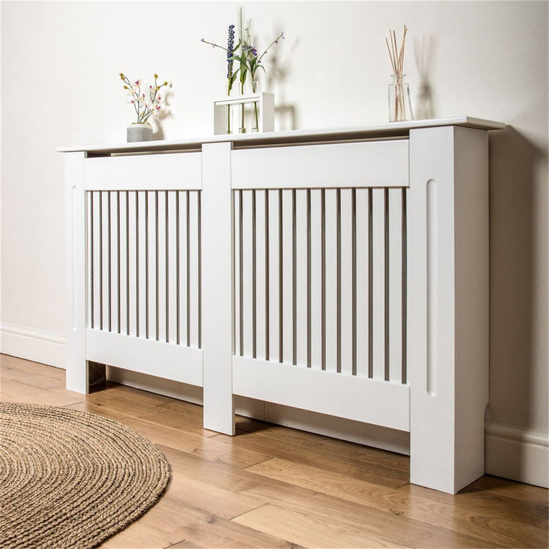 ClassicLiving Abels Radiator Cover White 101.5cm H x 172cm W x 19cm D