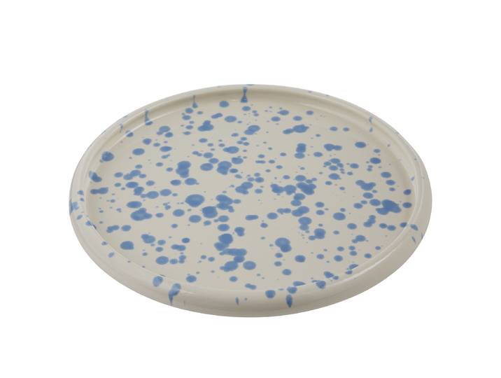 Frühstücksteller BOOGY SPLASH 21 x 2 x 21cm Blau/Hellblau