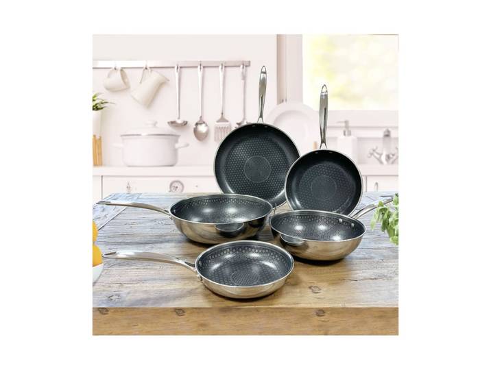 Lot de 2 poêles 24-28cm