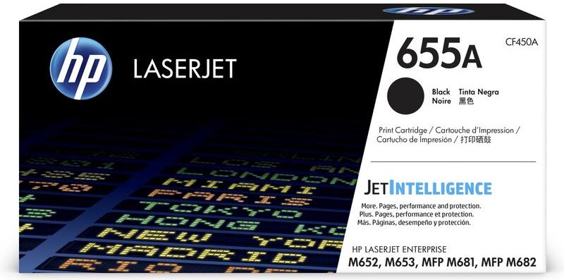 HP 655A (CF450A) - Schwarz - Toner