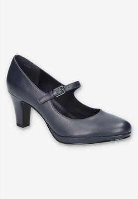 Women's Zest Pump by Easy Street in Navy (Size 10 M)