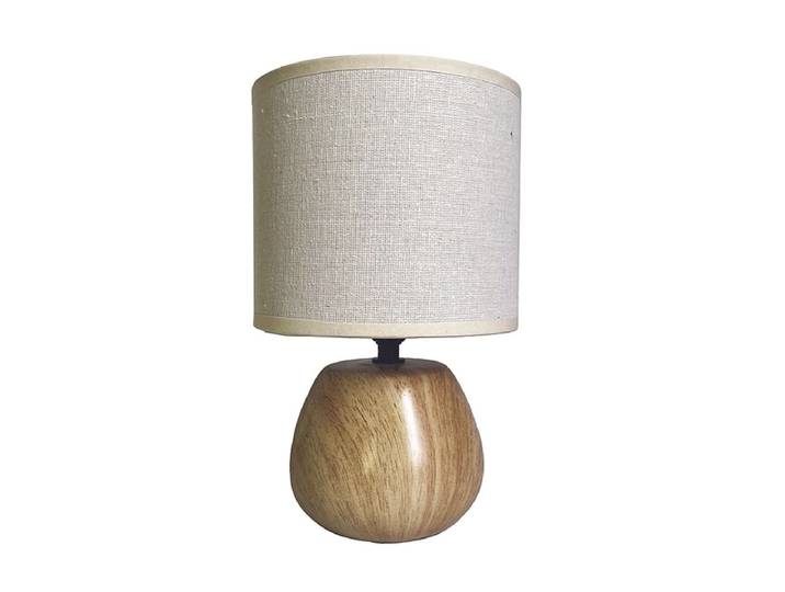 Tischlampe LAZARA 25cm 40W holz