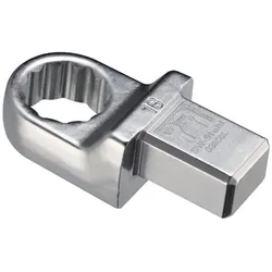 SW-Stahl, Schraubenschlüssel, 03858L Einsteck-Ringschlüssel 18 mm I Einsteckvierkant 14 x 18 mm I Einsteckringschlüssel S (18 mm)