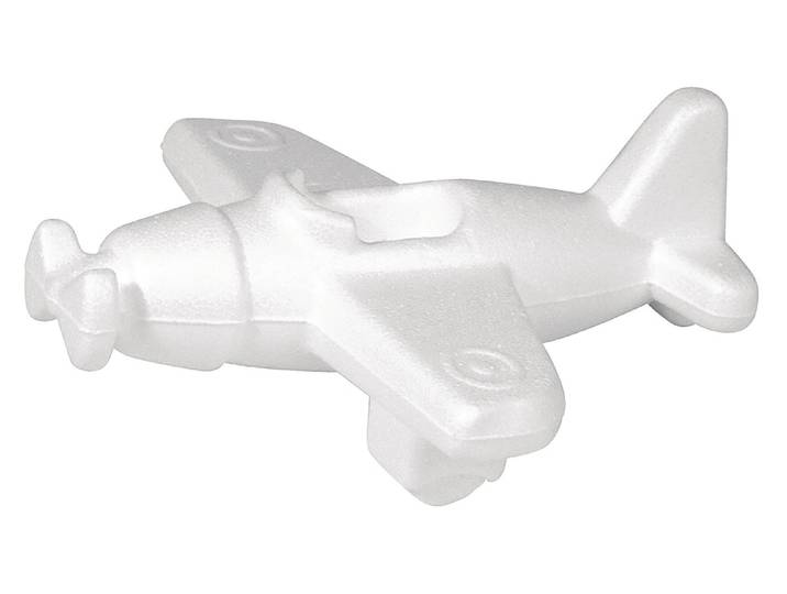 Rayher Styropor-Flugzeug 16 × 5.5 cm