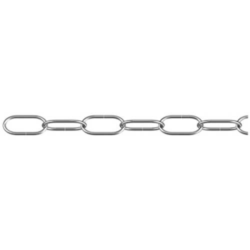 dörner + helmer 152303 Uhrkette Nickel Stahl vernickelt 25m