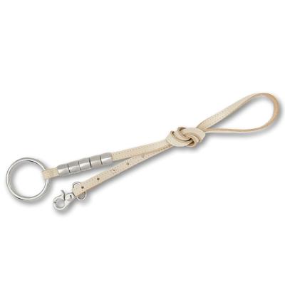 Hüftgürtel BERND GÖTZ "Hüftgürtel in extraschmalem Look", Damen, Gr. 105, beige (elfenbein), Rindsleder, Gürtel Hüftgürtel