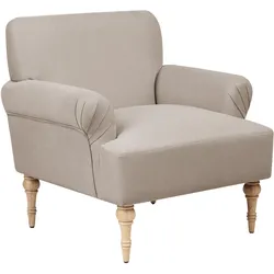 SESSEL Stoff Taupe Fredros