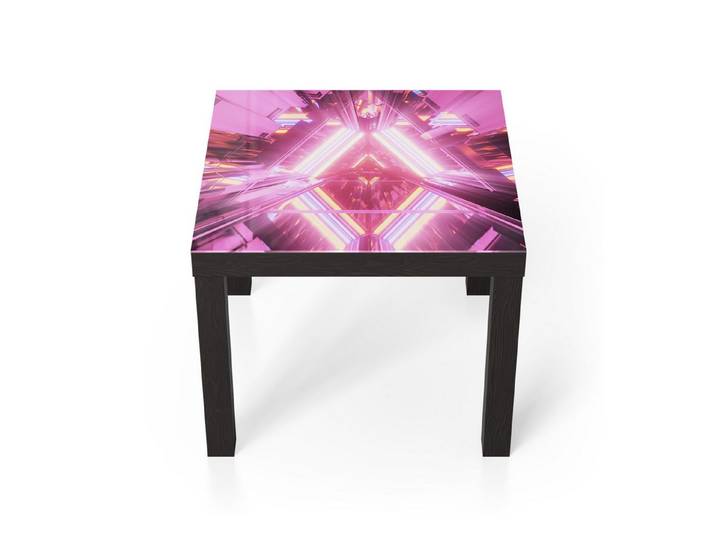 DEQORI Couchtisch 'Lichtspiel der Zukunft', Glas Beistelltisch Glastisch modern