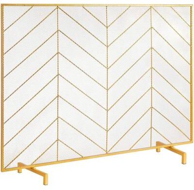 Tools, Home & Hobby 38.6 Inch Iron Mesh Fireplace Screen Spark Guard Safety Barrier For Home 38.6 Inch Iron Mesh Fireplace Screen Spark Guard Safety Barrier For Home