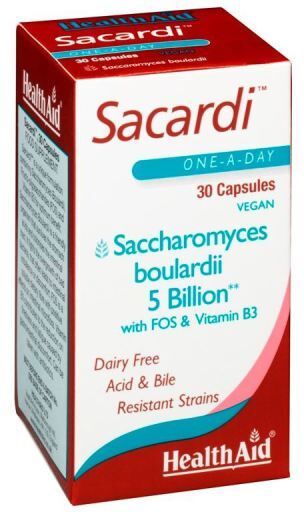 HealthAid Sacardi 30 Vegan Capsules with Vitamin B3