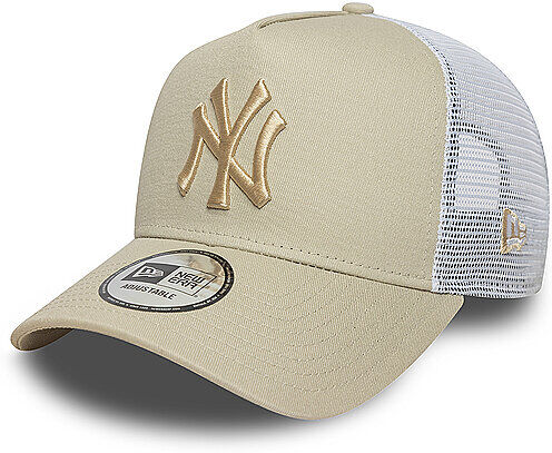 NEW ERA Damen Kappe League Trucker New York Yankees creme B