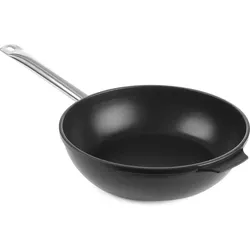 Hendi Bratpfanne Aluminiumguss 280x85 mm Boden 225 mm, Pfanne + Kochtopf, Silber