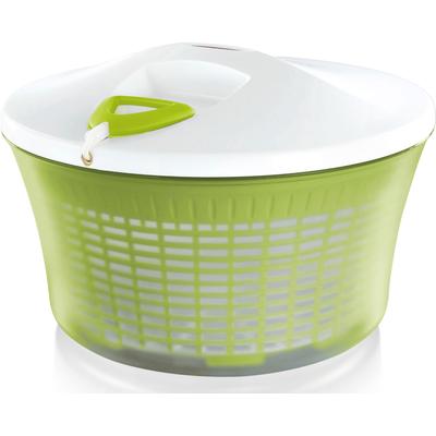 Salatschleuder LEIFHEIT "Comfort Line", grün (grün, weiß), Kunststoff, Salatschleudern, Kunststoff, Inhalt 5 Liter